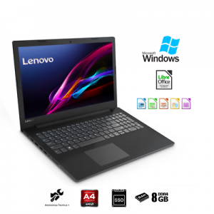 ערכות איפור Notebook Lenovo pc portatile AMD A4,15.6,Ram 8Gb/SSD 256 gb/Windows 10 PRO
