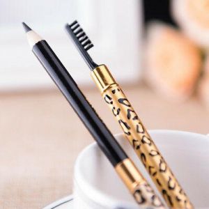 Eye Brow Black Brown Eyebrow Pen Pencil With Brush Cosmetic Makeup Waterproof