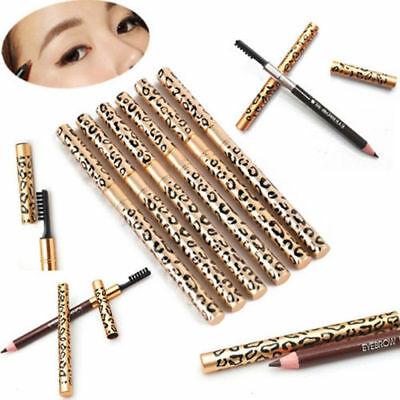 ערכות איפור Waterproof Eyebrow Black Brown Eye Brow Pen Pencil With Brush Makeup Cosmetic
